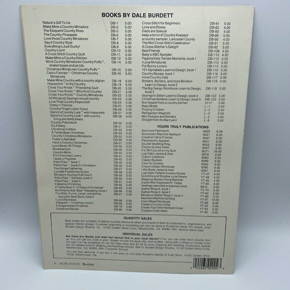 Praying Children By Dale Burdett Leaflet 2 Cross-stitch Pattern Preowned L-2 - Picture 3 of 8